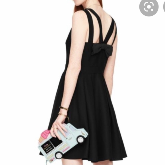 Kate Space Black Cocktail Dress - Picture 2 of 7